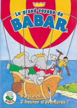 DVDDV3080 - DVD The Adventures of Babar Babar's Great Voyage