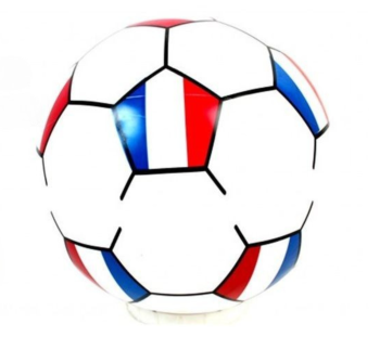 LPB22375 - Inflatable soccer ball size 4 - FRANCE - 25 cm
