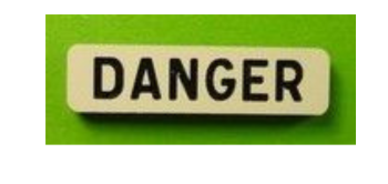 MCD-041 - Danger warning sign - As a kit