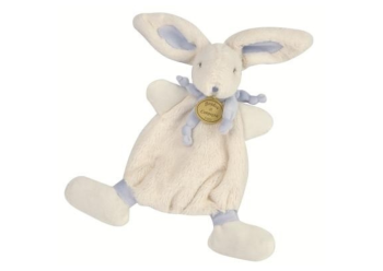 DC2121 - sweet bunny - blue baby blanket