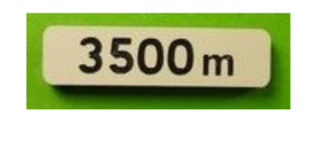 MCD-034 - Signage panel at 3500m - In kit form