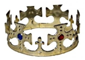 LP00080 - Crown spikes cross for child
