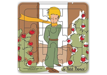 MGM865007-D - Wooden frame puzzle 9 pieces THE LITTLE PRINCE from the front