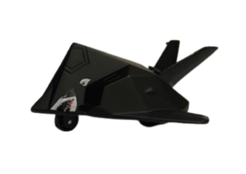 NEW01277J - Friction black jet fighter
