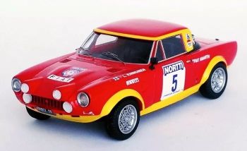 TRODSN149 - FIAT 124 Abarth Rallye #5 1000 Lakes rallye 1974 L.KINNUNEN / A.AHO - Limited to 150ex.