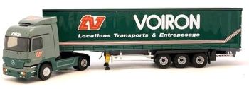 ELI116927 - MERCEDES BENZ Actros 1844 4x2 withe Tautliner trailer 3 axles Transports VOIRON