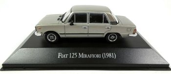 MAGARGAQV09 - FIAT 125 Mirafiori 1981 gray 4-door sedan sold in blister pack
