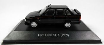 MAGARGAQV14 - FIAT Duna SCX 1989 black 4-door sedan sold in blister pack