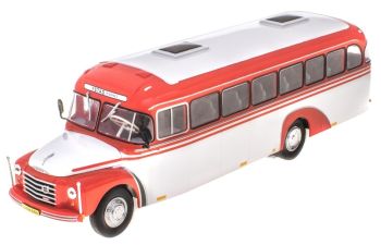 G1255072 - Swedish line bus VOLVO B375 1957 white and orange