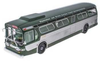 G1255073 - NewYork GENERAL MOTORS Neew Look Fishbowl TDH 5301 1965 green and grey express bus