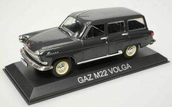 MAGLCGAZM22 - GAZ M22 Volga station wagon 1960 black sold in blister pack