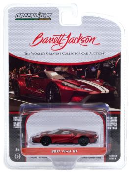 GREEN37220-E - FORD GT 2017 metallic red Barrett Jackson sold in blister