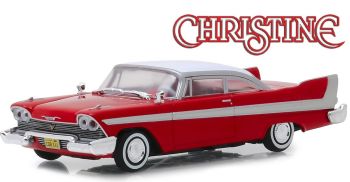 GREEN86529 - PLYMOUTH Fury 1958 red and roof white Christine movie
