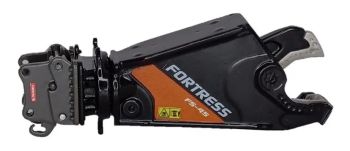 GF118-1-B - FORTRESS FS45-R Black scrap shears for excavators up to 40 tons