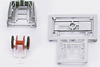 HER051163 - 6 hand coils and 2 ladder baskets for large scale fire truck not build