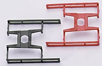 HER051217 - Underride protection for silo trailer 56 m³, 6 pieces 3 red and 3 black