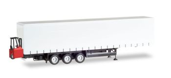 HER076784 - Semi trailer 3 axles SCHMITZ with forklift
