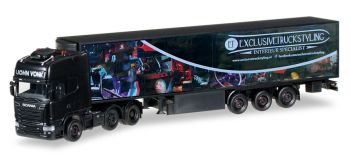 HER307000 - SCANIA R TL 6x4 Transport John Vonk with 3-axle semi fridge