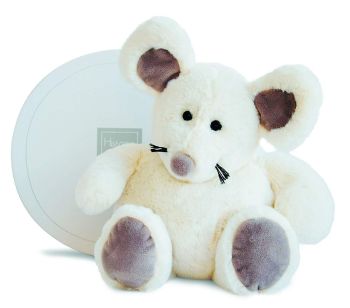 HO2584 - BOULIDOUX Plush Mouse - White