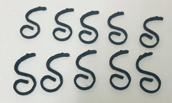 IP02 - 10 x rounded cultivator teeth - In miniature