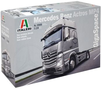 ITA3905 - MERCEDES BENZ Actros MP4 Gigaspace 4x2 model to mount and paint paint and glue not inclued