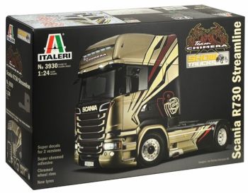 ITA3930 - SCANIA R730 Streamline Team Chimera 4x2 Show Truck model to mount and paint paint and glue not inclued