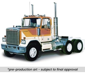 IXO-U64TR013 - GMC General 6x4 1980 Orange / Yellow and Beige