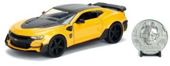 JAD253115002 - CHEVROLET Chevy Camaro 2016 yellow Bumblebee movie Transformers with medal inclued