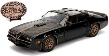 JAD253255001 - PONTIAC Firebird 1977 black Smokey & Bandit with replica buckle