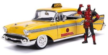JAD30290 - CHEVROLET Chevy Bel Air 1957 Deadpool taxi  with caracter inclued