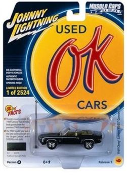 JLMC032A-F - 1969 CHEVROLET Camaro RS/SS Convertible Green from the MUSCLE CARS series 2023 blister-packed