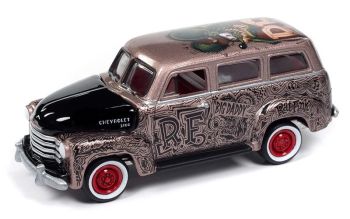 JLPC014-A - 1950 Chevrolet Suburban Rat Fink from the Pop Culture series, still in its original packaging.
