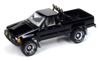 JLPC014-E - 1985 Toyota SR5 Pick-Up, black, Mystery Matinee edition, from the Pop Culture series, still in its original packaging.
