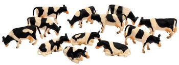KID571929 - Lot of 8 standing and 4 lying cows HOLSTEIN