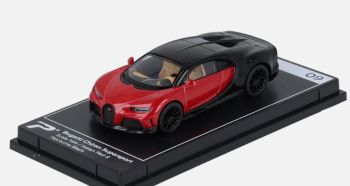 KTH09 - BUGATTI Chiron Super Sport Red and Black - Hypercar League Collection