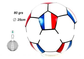 LPB22375 - Inflatable soccer ball size 4 - FRANCE - 25 cm