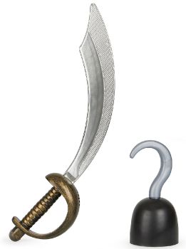 LPE50160 - Kit sword plus pirate hook