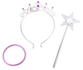 LPT12079 - Set of 6 crowns, 6 bracelets and 6 sticks