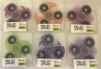 LPT35973 - Hand Spinner Pailletted Design - Color and Random Pattern