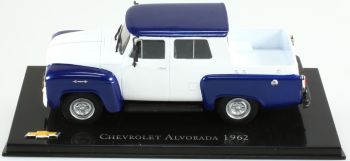 MAGCHEVYALVORADA - CHEVROLET Alvorada double cabin pick-up 1962 blue and white