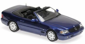 MXC940033030 - MERCEDES BENZ 500 SL convertible 1999 blue