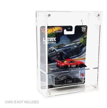M2M-MJ15020 - Display case with removable shelf for 1/64 scale blister pack car