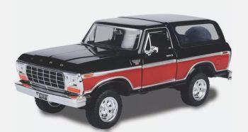 MMX79371BK - FORD Bronco HardTop 1978 Black and Red