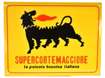 NET0054 - Decorative metal plate SUPERCORTEMAGGIORE dimension length 33 cm x height 26 cm