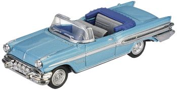 NEW48013P - PONTIAC Bonneville convertible 1957 blue