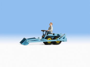 NOC16764 - Blue front loader with driver