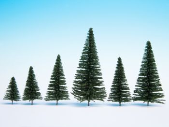 NOC26831 - Fir trees with planting pin 50 pieces 5-14cm high 5 à 14 cm