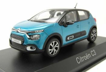 NOREV155264 - CITROEN C3 2020 metal green blue roof black