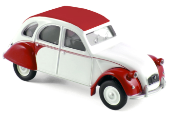 NOREV310514 - CITROEN 2CV Dolly 1986 red and white