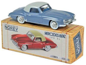 NOREVCL3511 - MERCEDES BENZ 190 SL 1956 blue roof grey